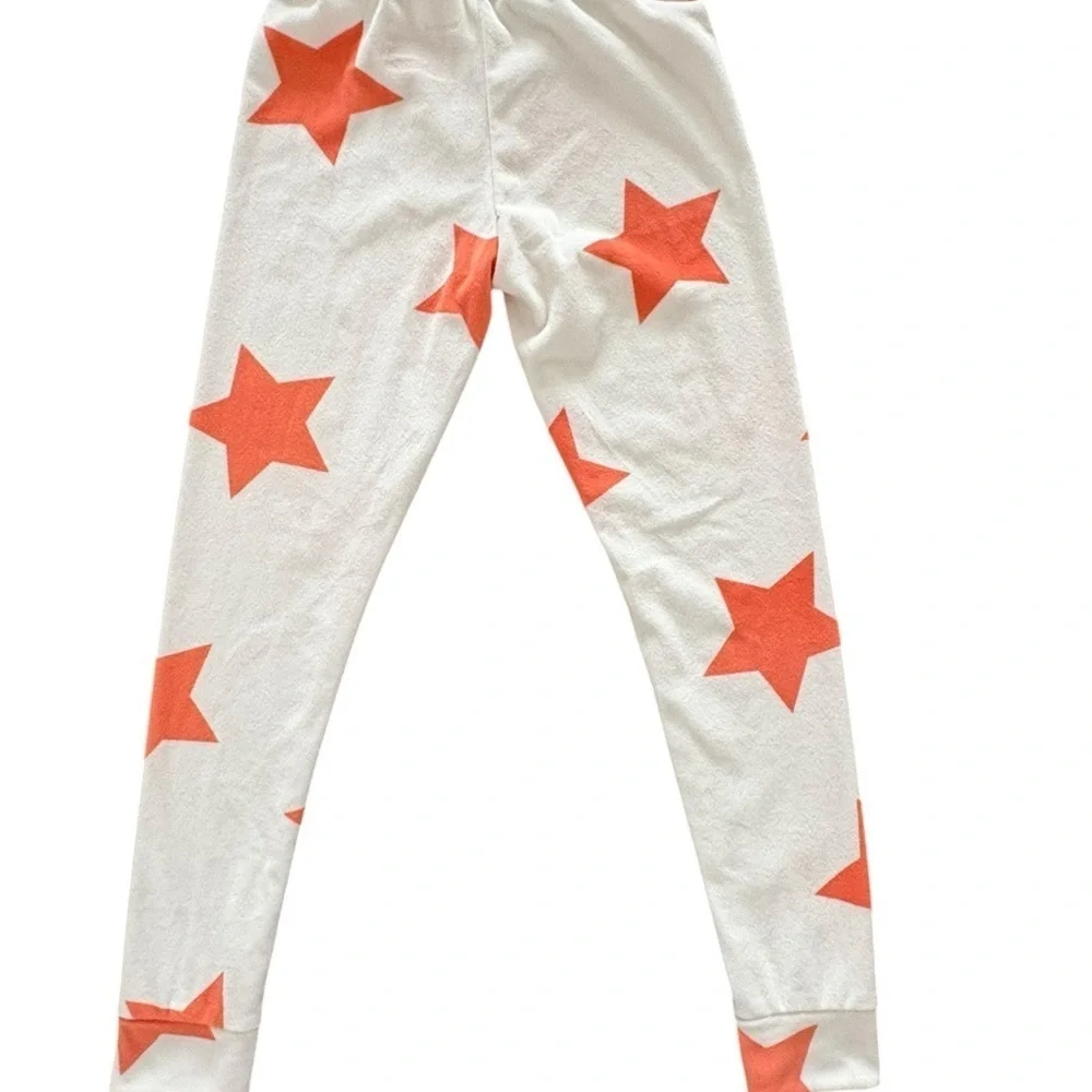 Cat & Jack White and Orange Star Pajama Bottoms